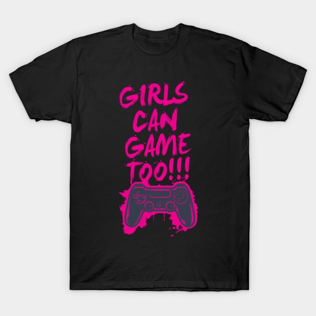 Gamer Girl T-Shirt T-Shirt by adcastaway